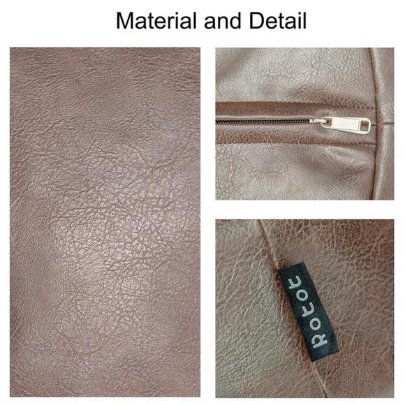 ROTOT Decorative Pouf, Ottoman, Bean Bag Chair,Foot Rest, Storage Unstuffed NEW - Picture 7 of 7